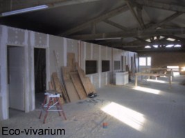 Construction de l'eco-vivarium: cloisson