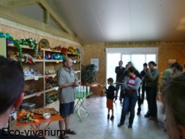 Construction de l'eco-vivarium: innoguration