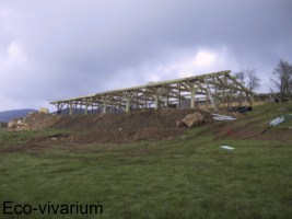 Construction de l'eco-vivarium: structure bois