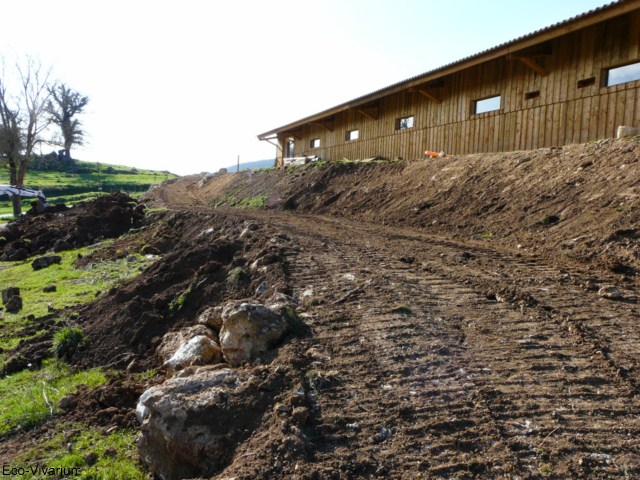 Construction de l'eco-vivarium: ammenagement exterrieur