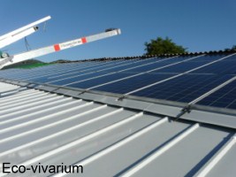 Construction de l'eco-vivarium: photovoltaïque