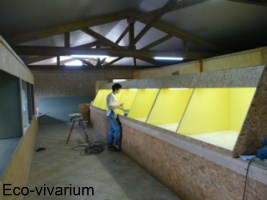 Construction de l'eco-vivarium: grands terrariums