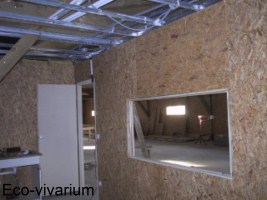Construction de l'eco-vivarium: cloisson